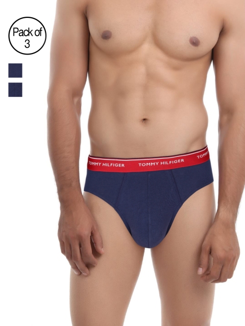 

Tommy Hilfiger Men Pack of 3 Briefs A7AB1101, Navy blue