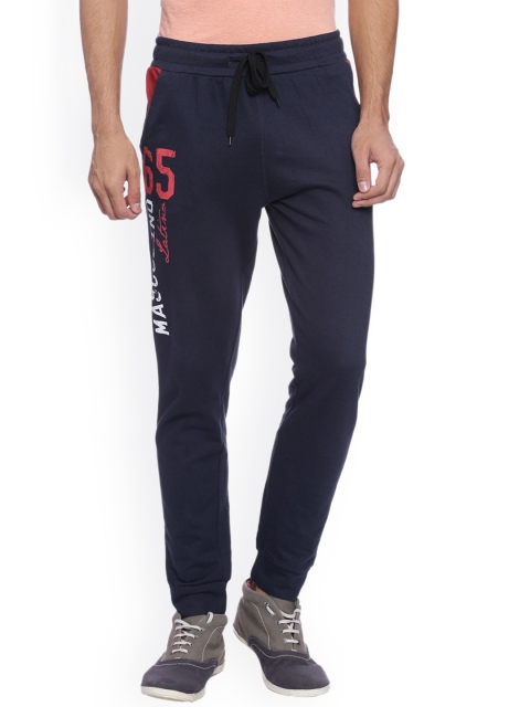 

Masculino Latino Navy Joggers with Printed Detail, Navy blue