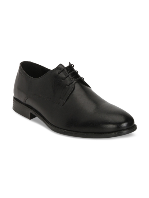 

Red Tape Men Black Leather Formal Derbys