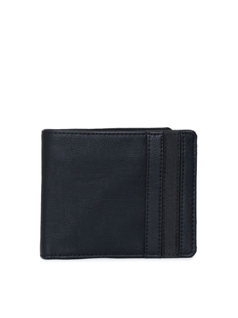 

Baggit Men Black Solid Two Fold Wallet
