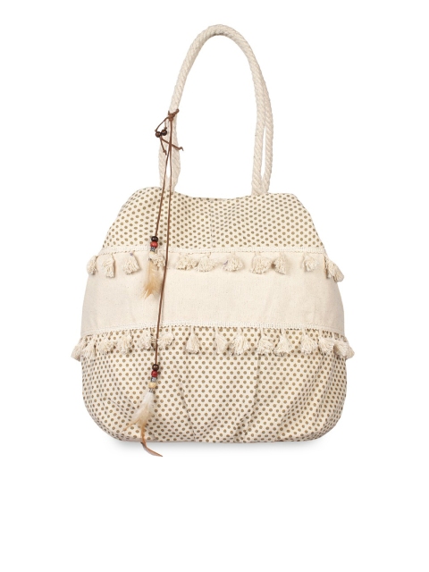 

Pick Pocket Off-White Printed Handheld Bag