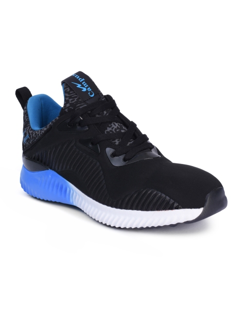 

Campus Men Rio Black & Blue Running Shoes
