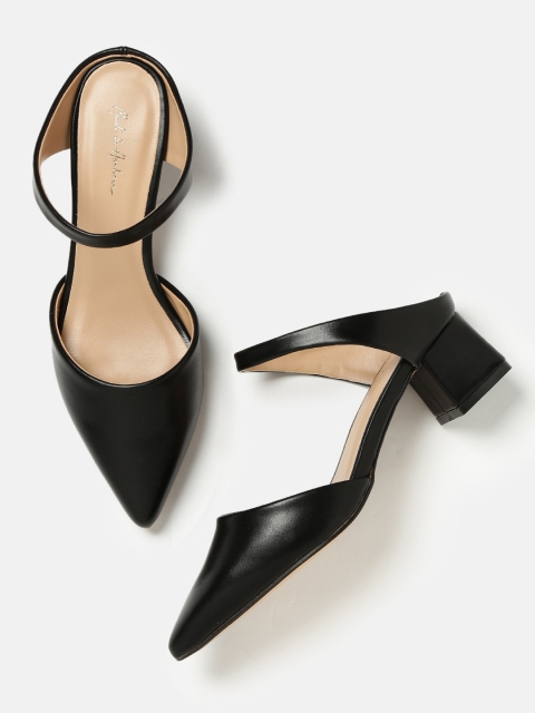 

Mast & Harbour Women Black Solid Heels