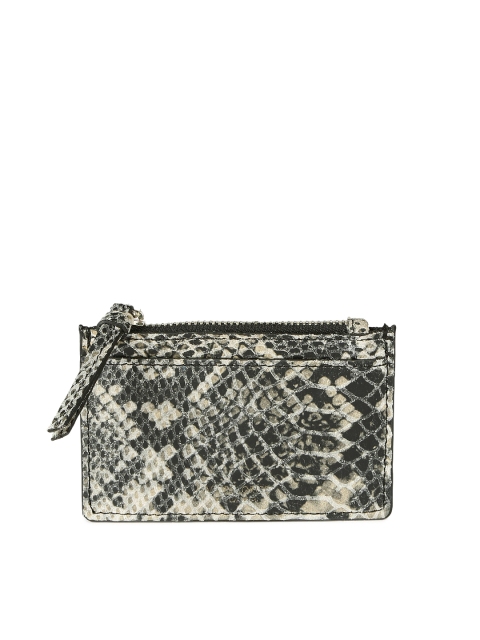 

Accessorize Taupe & Black Textured Purse