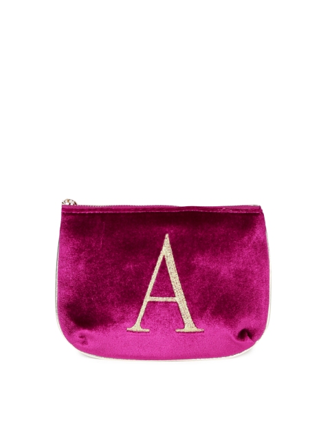 

Accessorize Magenta Embroidered Purse