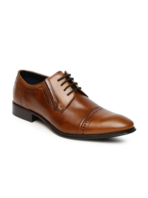 

Bugatti Men Brown Lazzaro Derby Formal Shoes