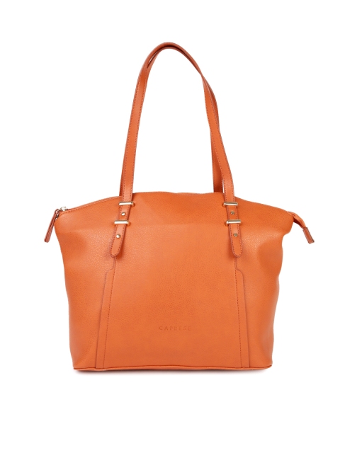 

Caprese Orange Solid Shoulder Bag