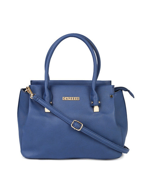 

Caprese Blue Solid Handheld Bag