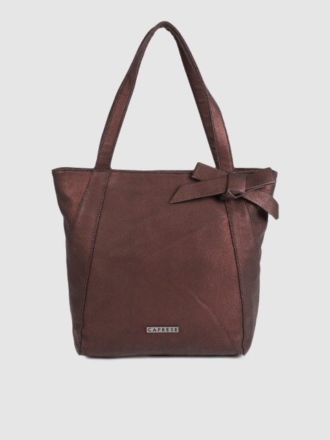 

Caprese Brown Solid Shoulder Bag