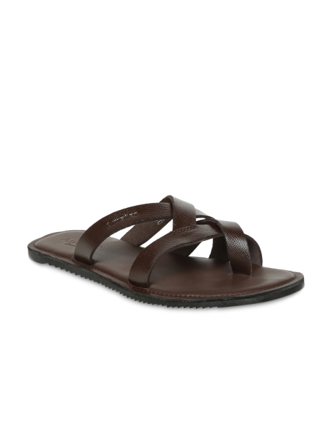 

Amster Men Brown Genuine Leather Sandals