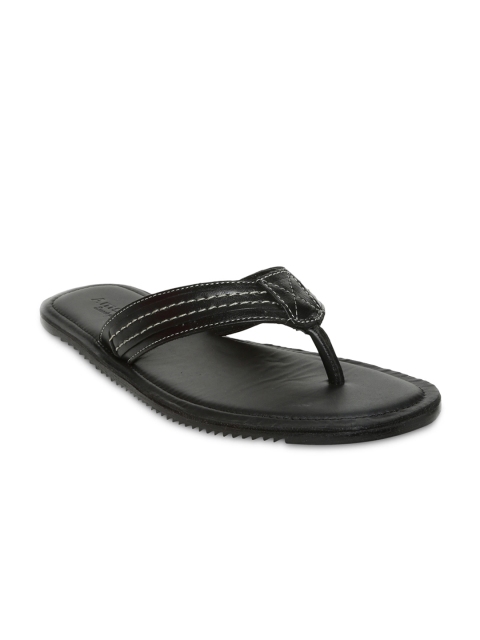 

Amster Men Black Genuine Leather Sandals