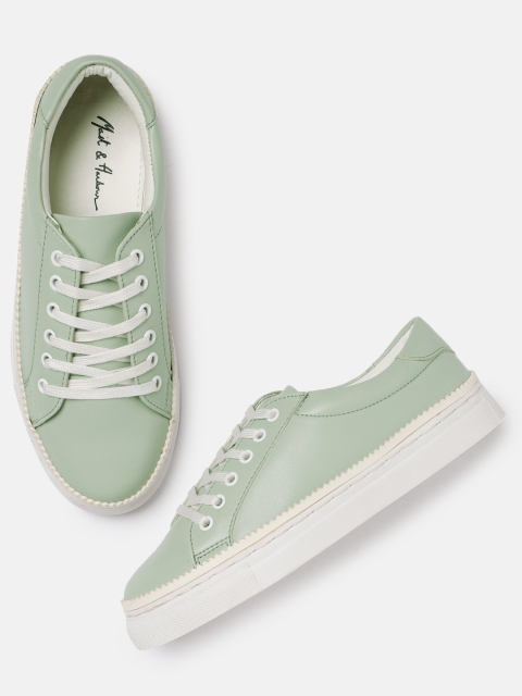 

Mast & Harbour Women Lime Green Sneakers