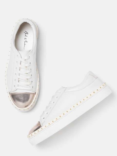 

Mast & Harbour Women White Sneakers