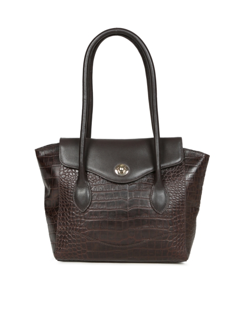 

Hidesign Brown Textured Shoulder Bag