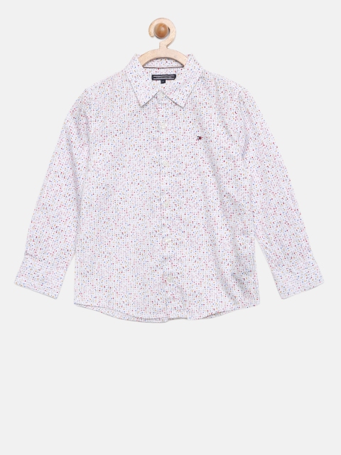 

Tommy Hilfiger Boys White Printed Shirt