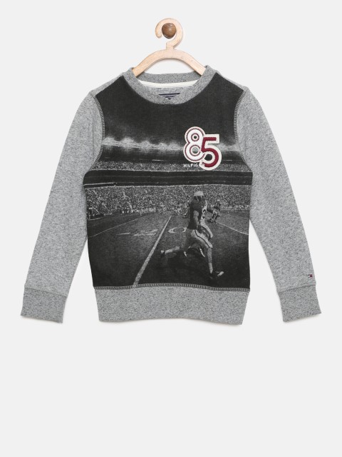 

Tommy Hilfiger Boys Grey Printed Sweatshirt