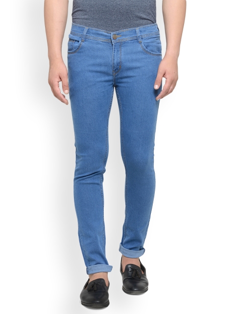 

JAINISH Men Blue Slim Fit Low-Rise Clean Look Stretchable Jeans