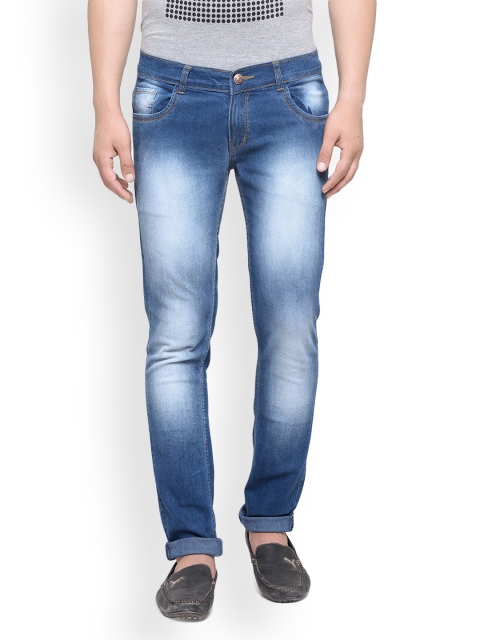 

JAINISH Men Blue Slim Fit Low-Rise Clean Look Stretchable Jeans