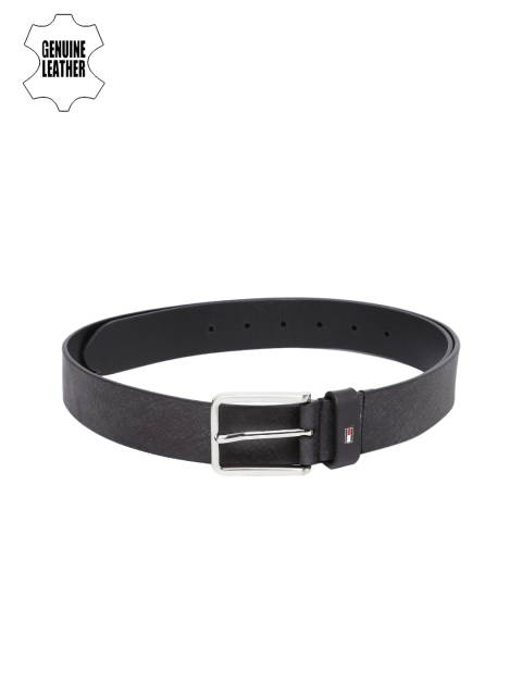 

Tommy Hilfiger Men Black Genuine Leather Belt
