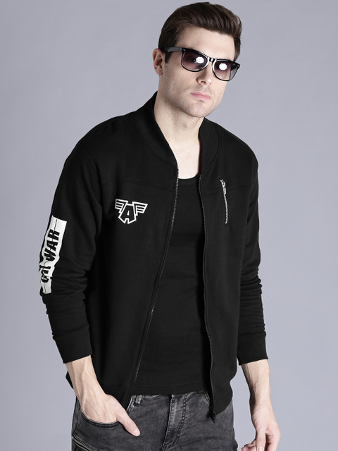 

Kook N Keech Marvel Men Black Solid Sweatshirt