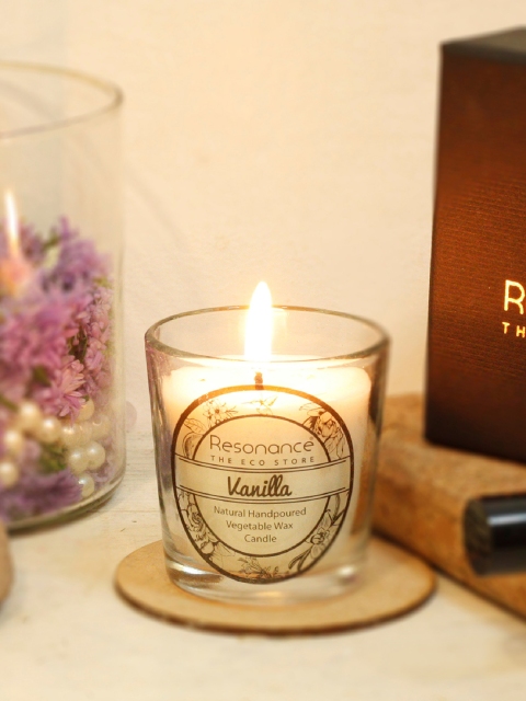 

Resonance Set of 2 White Vanilla Scented Vegan Candle