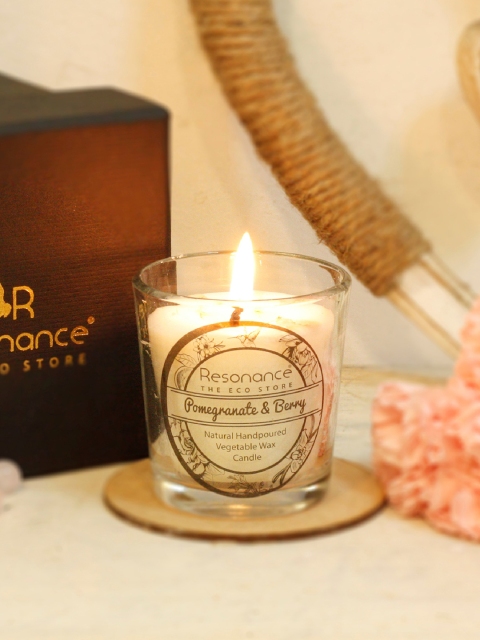 

Resonance Set of 2 White Pomegranate & Berry Scented Candle