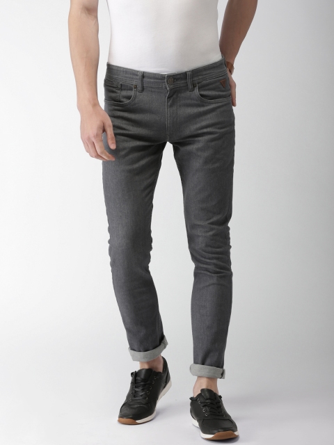 

Harvard Men Grey Skinny Fit Mid-Rise Clean Look Stretchable Jeans