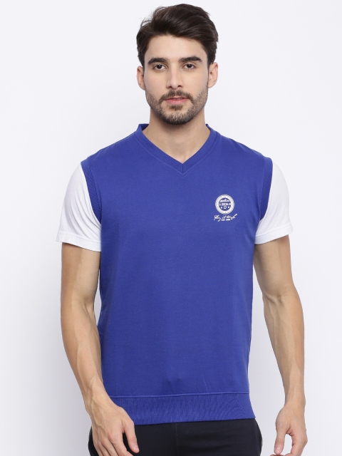 

Sweet Dreams Men Blue Solid Sweatshirt