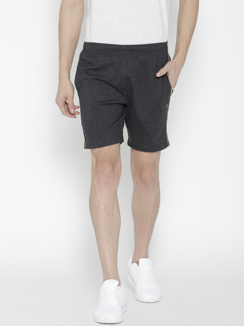 

Sweet Dreams Men Charcoal Grey Solid Casual Shorts