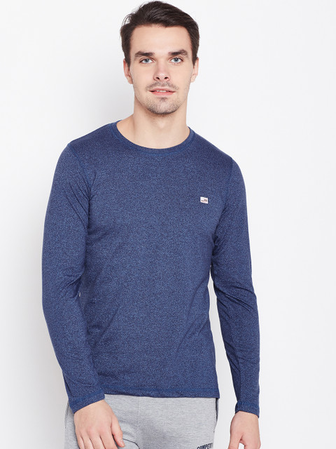 

Sweet Dreams Men Blue Solid Round Neck T-shirt