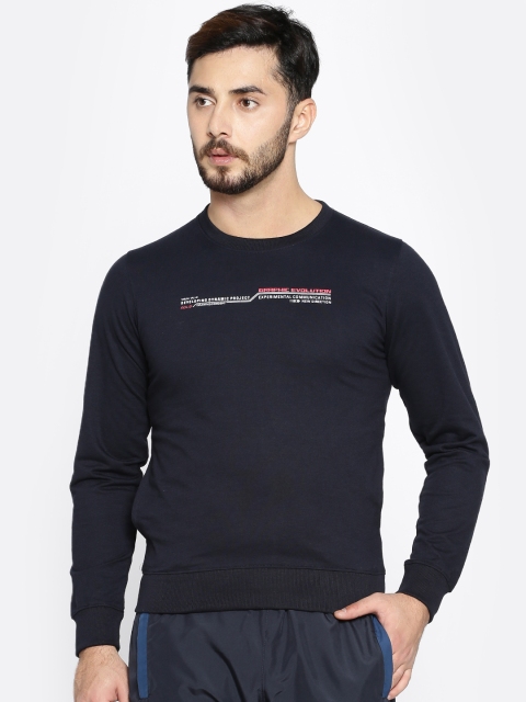 

Sweet Dreams Men Navy Blue Printed Round Neck T-shirt