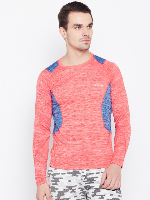 

Sweet Dreams Men Pink & Blue Colourblocked Round Neck T-shirt