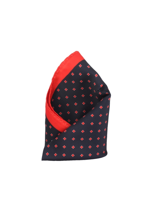 

Alvaro Castagnino Black Printed Pocket Square