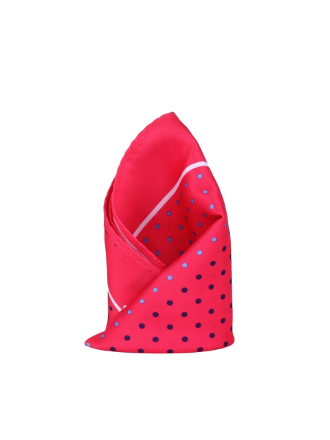 

Alvaro Castagnino Red Printed Pocket Square