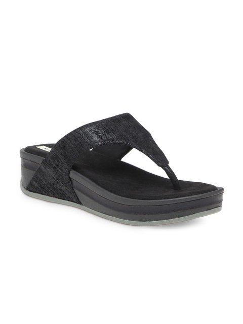 

Wet Blue Women Black Solid Comfort Heels