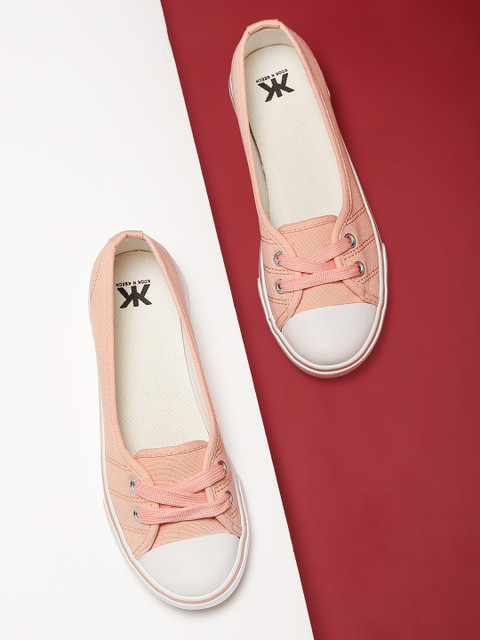 

Kook N Keech Women Peach-Coloured Sneakers