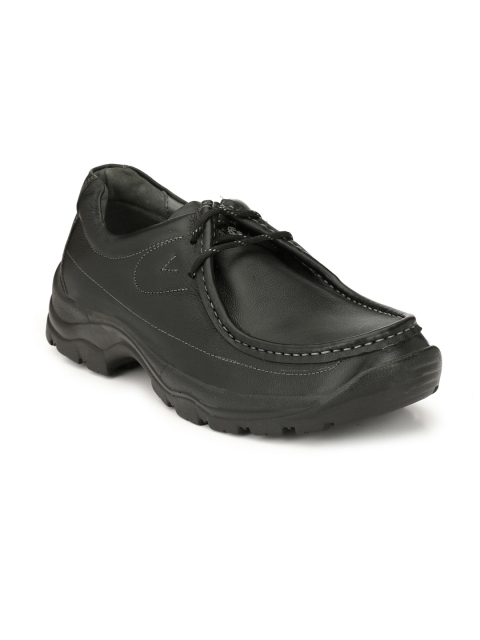 

Hitz Men Black Leather Sneakers