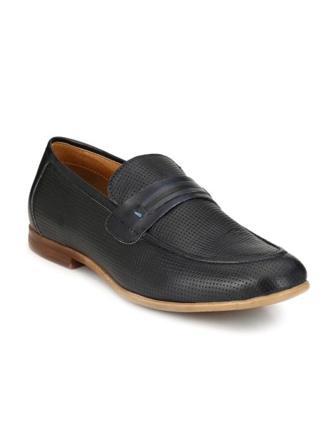 

Alberto Torresi Men Blue Leather Slip-Ons