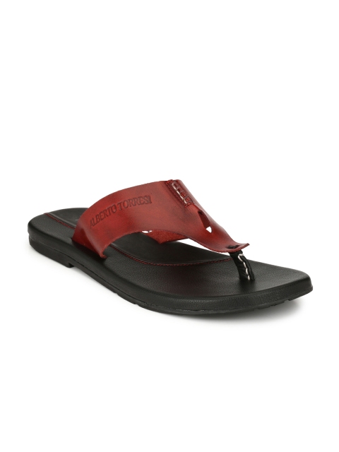 

Alberto Torresi Men Burgundy Sandals