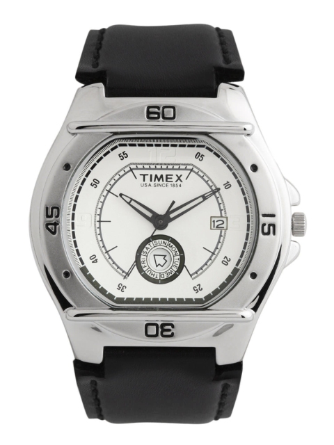 

Timex Men White Dial Watch EL00-BDL