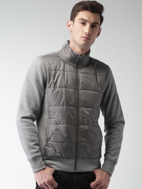 

Tommy Hilfiger Men Grey Solid Padded Jacket