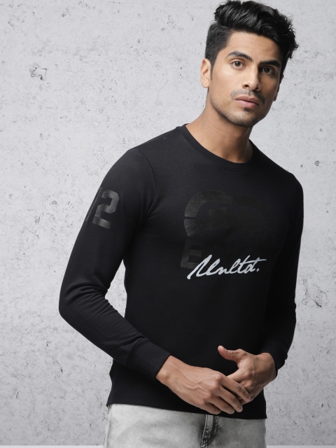 

Ecko Unltd Men Black Printed Sweatshirt