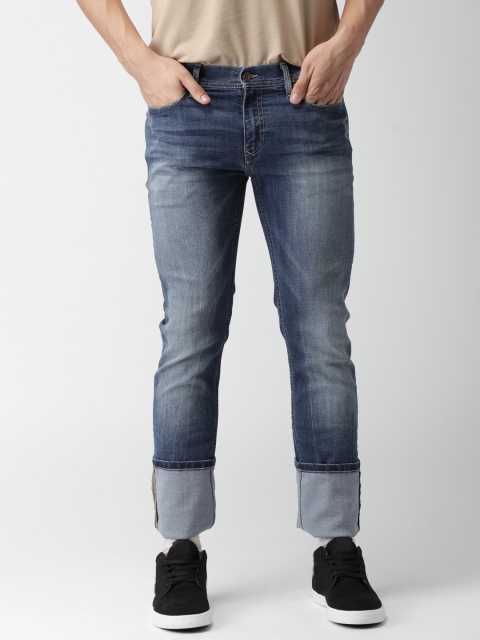 

Tommy Hilfiger Men Blue Fitted Slim Fit Low-Rise Clean Look Stretchable Jeans