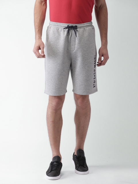 

Tommy Hilfiger Men Grey Melange Regular Fit Regular Shorts