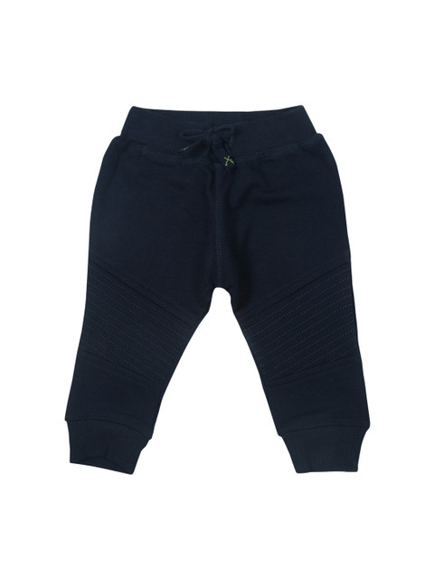 

Gini and Jony Boys Blue Regular Fit Solid Joggers