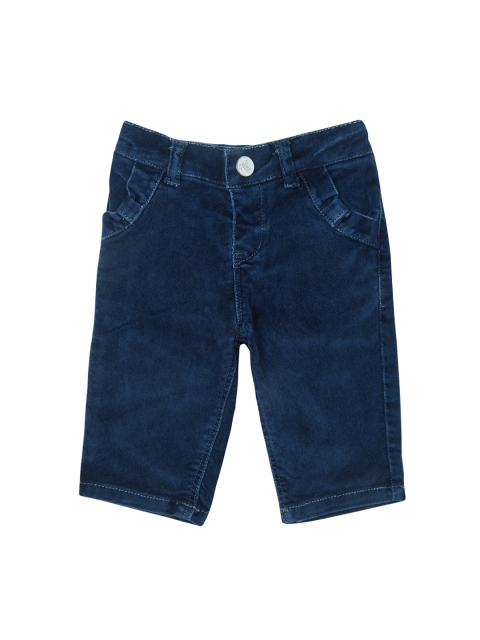 

Gini and Jony Boys Blue Regular Fit Solid Regular Trousers