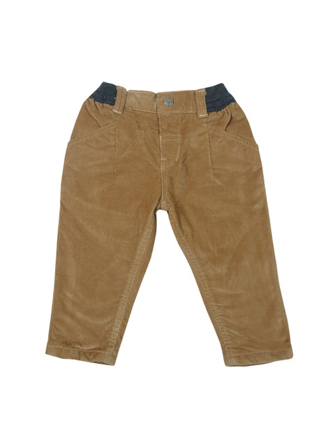 

Gini and Jony Boys Brown Regular Fit Self Design Regular Trousers