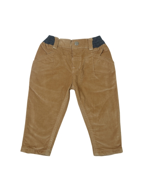 

Gini and Jony Boys Brown Regular Fit Patterned Trousers