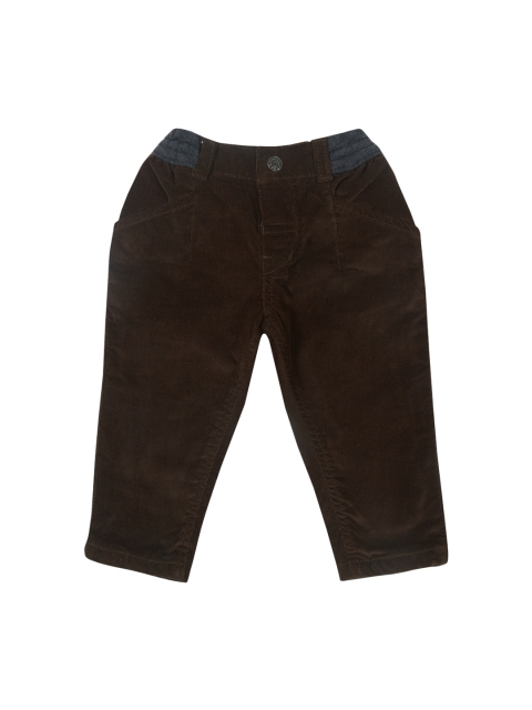 

Gini and Jony Boys Brown Regular Fit Patterned Trousers