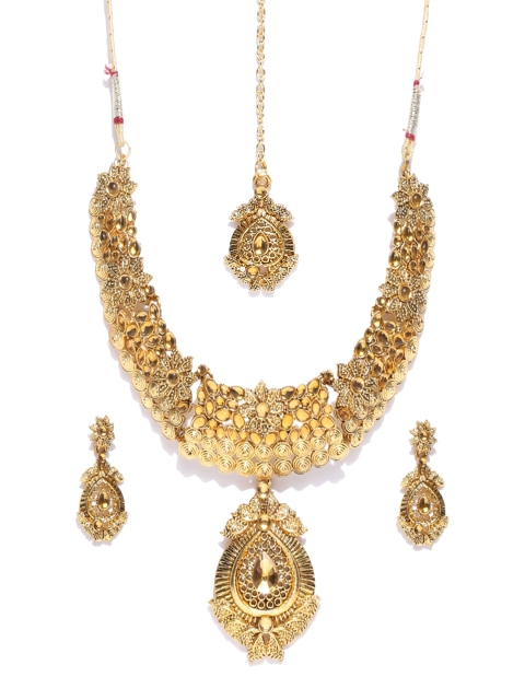 

Sukkhi Gold-Plated Stone-Studded Jewellery Set